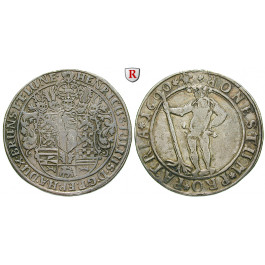 Braunschweig, Braunschweig-Wolfenbüttel, Heinrich Julius, 1/2 Taler 1600, ss