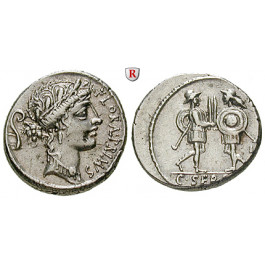 Römische Republik, C. Servilius, Denar 57 v.Chr., vz