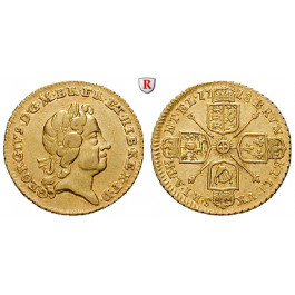 Grossbritannien, George I., Quarter-Guinea 1718, ss-vz