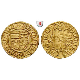 Ungarn, Matthias I. Corvinus, Goldgulden o.J. (um 1458-59), vz+