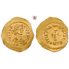 Byzanz, Mauricius Tiberius, Tremissis 582-602, vz+