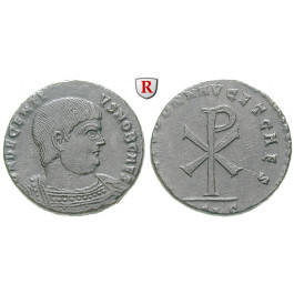 Römische Kaiserzeit, Decentius, Bronze 353, vz-st