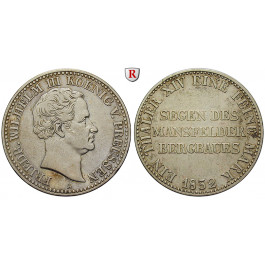 Brandenburg-Preussen, Königreich Preussen, Friedrich Wilhelm III., Ausbeutetaler 1832, ss+