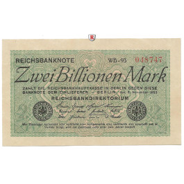 Inflation 1919-1924, 2 Bill Mark 05.11.1923, I-, Rb. 132a