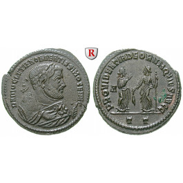 Römische Kaiserzeit, Diocletianus, Follis 306, vz-st