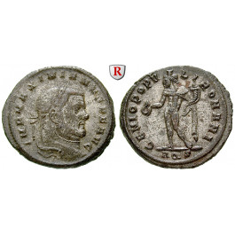 Römische Kaiserzeit, Maximianus Herculius, Follis 299, vz