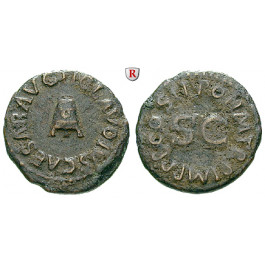 Römische Kaiserzeit, Claudius I., Quadrans Jan.-Dez. 42, ss