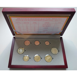 Belgien, Königreich, Albert II., Euro-Kursmünzensatz 2015, PP