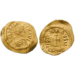 Byzanz, Heraclius, Tremissis 610-613, ss+