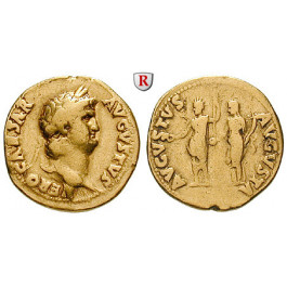 Römische Kaiserzeit, Nero, Aureus 64-68, ss