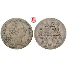 Brandenburg-Preussen, Königreich Preussen, Friedrich II., 1/12 Taler 1770, ss