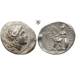 Thrakien, Königreich, Lysimachos, Tetradrachme 323-281 v.Chr., ss+