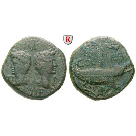 Römische Kaiserzeit, Augustus, As 10-14, ss+