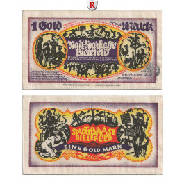 Notgeld der besonderen Art, Bielefeld, 1 Goldmark 1.2.1923, I
