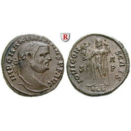 Römische Kaiserzeit, Maximianus Herculius, Follis 305-306, vz-st