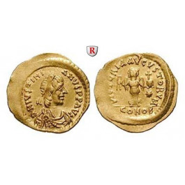 Byzanz, Justinian I., Tremissis 527-565, vz
