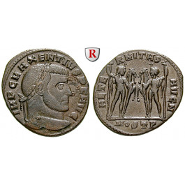 Römische Kaiserzeit, Maxentius, Follis 309-312, vz