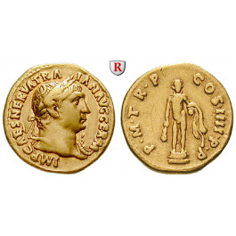 Römische Kaiserzeit, Traianus, Aureus 101-102, ss-vz/ss