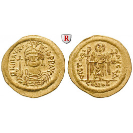 Byzanz, Mauricius Tiberius, Solidus 583-602, vz