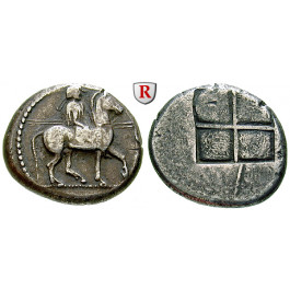 Makedonien, Königreich, Alexander I., Tetradrachme 492-480 v.Chr., ss+