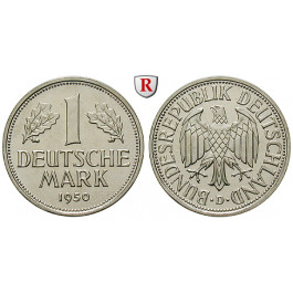 Bundesrepublik Deutschland, 1 DM 1950, D, st, J. 385