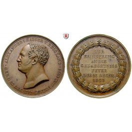 Russland, Alexander I., Bronzemedaille 1825, vz