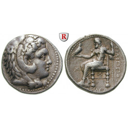 Makedonien, Königreich, Philipp III., Tetradrachme 323-317 v.Chr., ss+