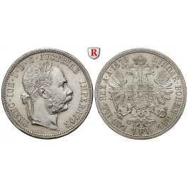 Österreich, Kaiserreich, Franz Joseph I., Gulden 1876, vz+