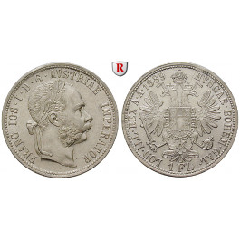 Österreich, Kaiserreich, Franz Joseph I., Gulden 1889, vz-st