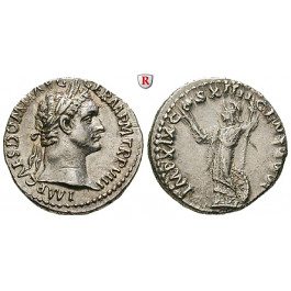 Römische Kaiserzeit, Domitianus, Denar 88-89, f.vz/ss+