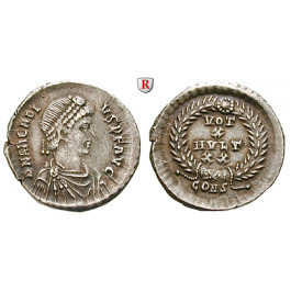 Römische Kaiserzeit, Arcadius, Siliqua 392-394, ss