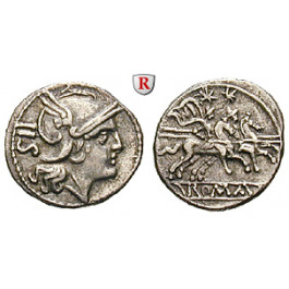 Römische Republik, Anonym, Sesterz 211-208 v.Chr., ss-vz