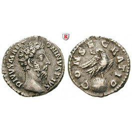 Römische Kaiserzeit, Marcus Aurelius, Denar 180, ss-vz