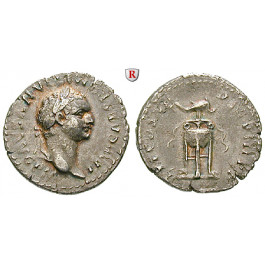 Römische Kaiserzeit, Domitianus, Denar 81, ss-vz