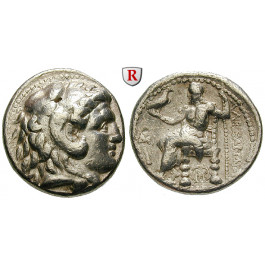 Makedonien, Königreich, Alexander III. der Grosse, Tetradrachme 311-305 v.Chr., ss-vz/ss