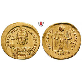 Byzanz, Justinian I., Solidus 538-545, vz+