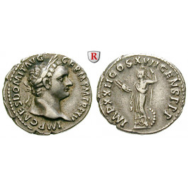 Römische Kaiserzeit, Domitianus, Denar 95-96, ss-vz/ss