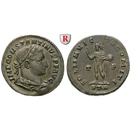 Römische Kaiserzeit, Constantinus I., Follis 317, vz-st