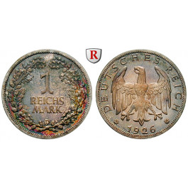 Weimarer Republik, 1 Reichsmark 1926, D, PP, J. 319