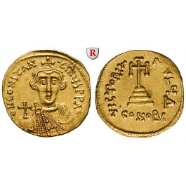 Byzanz, Constans II., Solidus 641-646, ss-vz