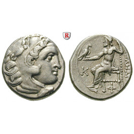 Makedonien, Königreich, Alexander III. der Grosse, Drachme 310-301 v.Chr., vz/ss-vz