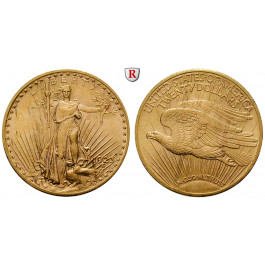 USA, 20 Dollars 1923, 30,09 g fein, vz