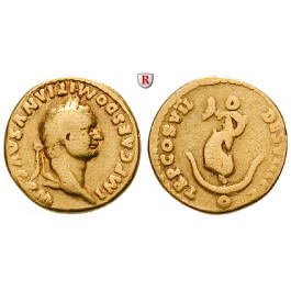 Römische Kaiserzeit, Domitianus, Aureus 81, f.ss