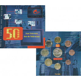 Belgien, Königreich, Albert II., Euro-Kursmünzensatz 2003, st