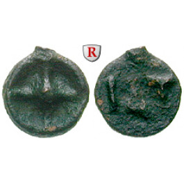 Thrakien-Donaugebiet, Istros, Rädchengeld um 420-400 v.Chr., vz