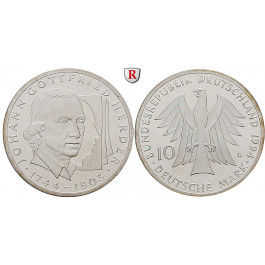 Bundesrepublik Deutschland, 10 DM 1994, Herder, G, PP, J. 458