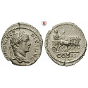 Römische Kaiserzeit, Caracalla, Denar 206, vz-st