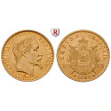 Frankreich, Napoleon III., 20 Francs 1861-1870, 5,81 g fein, ss-vz