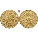 Niederlande, Holland, 14 Gulden (Goldener Reiter) 1761, f.st
