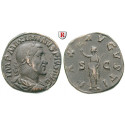 Römische Kaiserzeit, Maximinus I., Sesterz 235-236, ss+